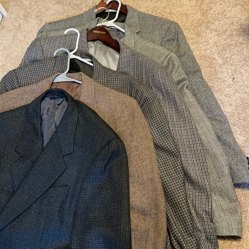 Jacket #5 - Men’s suit blazer herringbone